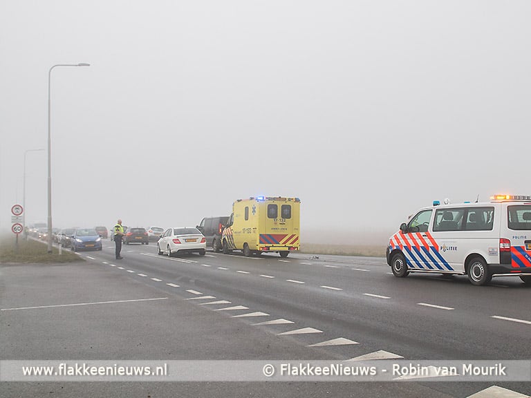 Twee ongevallen met gewonden in dichte mist