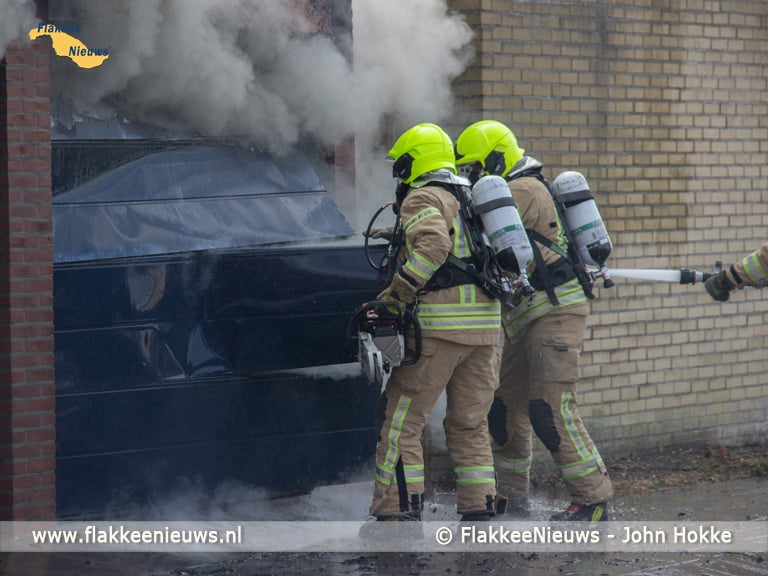 Brand in schuur Ooltgensplaat