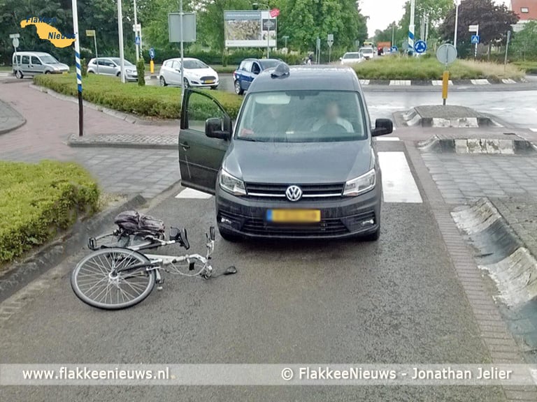 Ongeval met fiets in Middelharnis