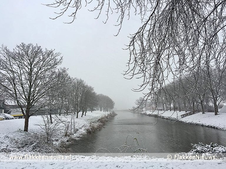 Plezier en overlast van sneeuw op Goeree-Overflakkee