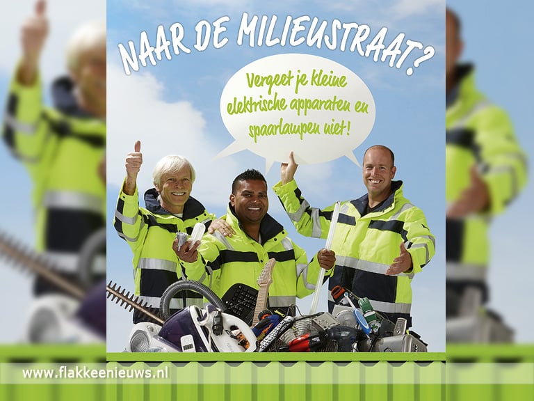 Gratis spel en kans op sponsorcheque tijdens inleveractie milieustraten Goeree-Overflakkee