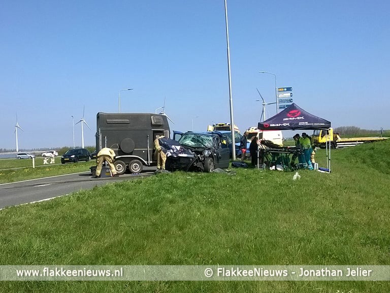 Vertraging op N59 vanuit Zeeland door ongeval