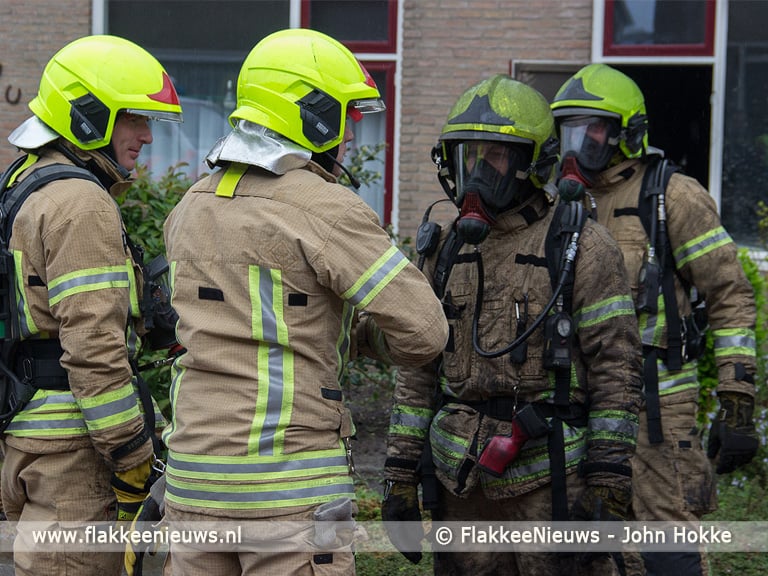 Brand in woning Achthuizen aangestoken