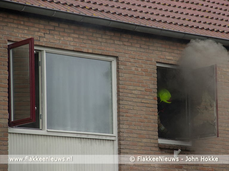Brand in woning Achthuizen aangestoken