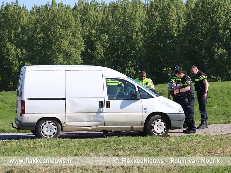 Ongeval met busje en fietser bij Nieuwe-Tonge