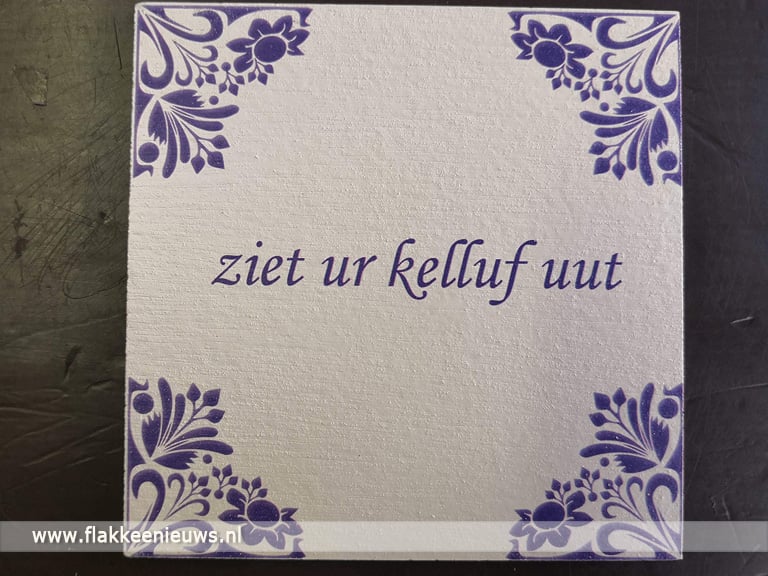 Joe oentekringe, Flakkeese uutdruksels op onderzetters