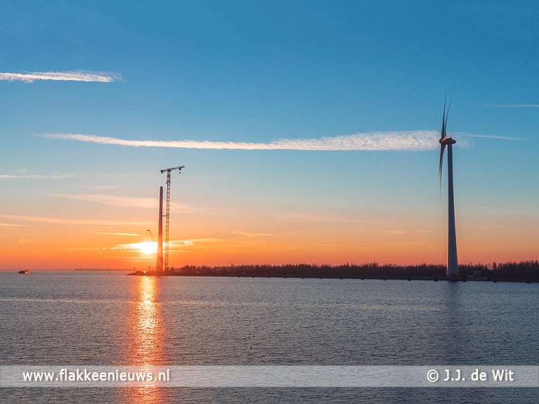 Vliegtest om verlichting windturbines te verminderen
