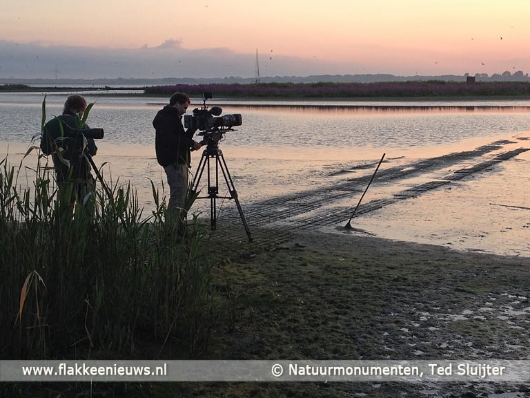 National Geographic Channel filmt het Haringvliet