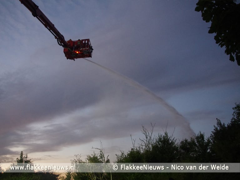 Brandweer rukt uit voor duinbrand bij Goedereede