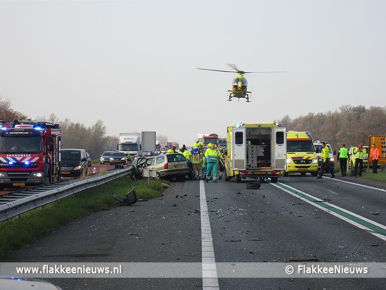 Ongeval met beknelling op N59 Hellegatsplein