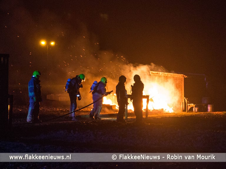 Schuurtje in brand, politie zoekt getuigen