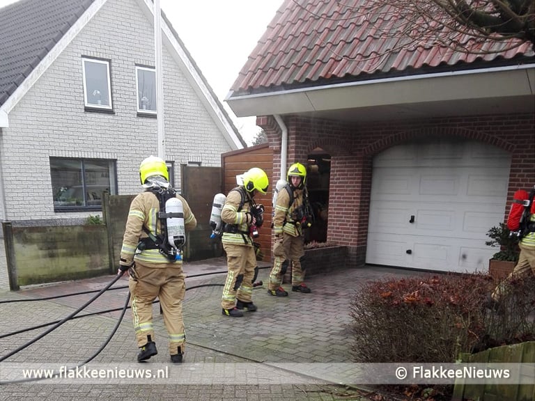 Woningbrand in Herkingen