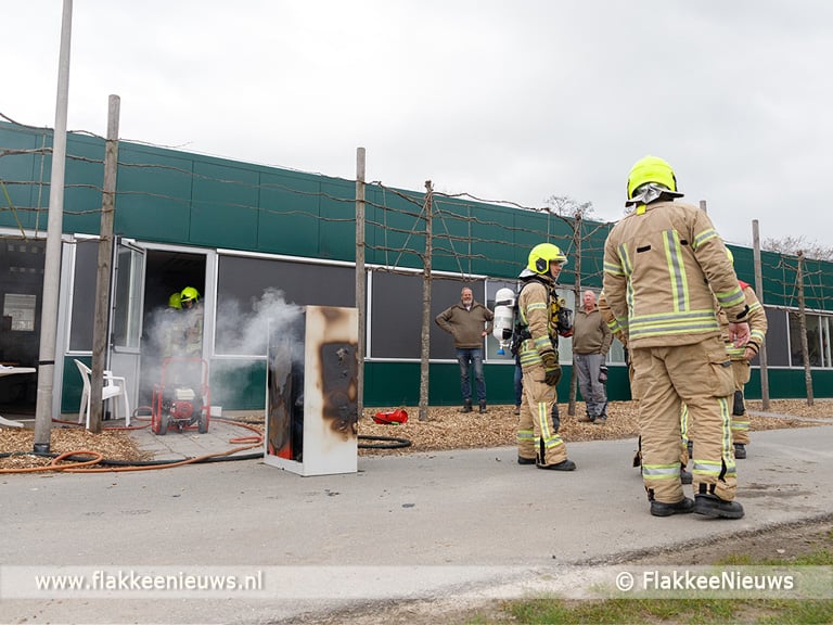 Kleine brand snel onder controle op Hernesseroord