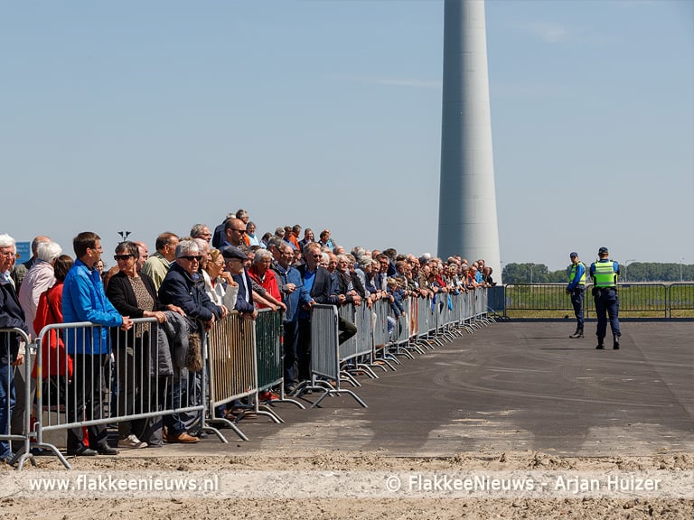 Koning Willem-Alexander bezoekt Windpark Krammer
