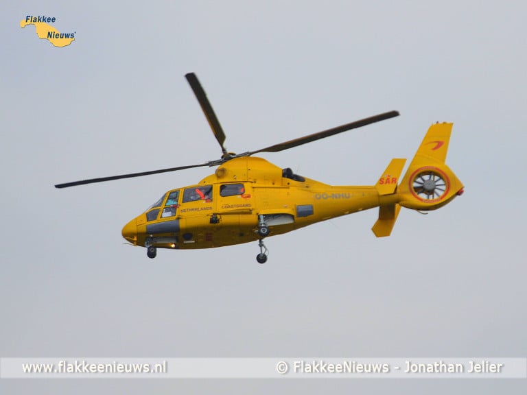 KNRM Stellendam in actie bij evacuatieoefening Maasvlakte