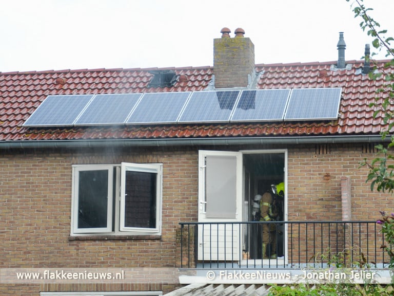 Brand in woning Stad aan 't Haringvliet