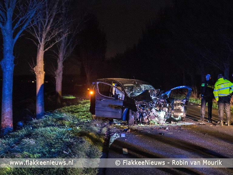 Zwaargewonde bij eenzijdig ongeval Middelharnis