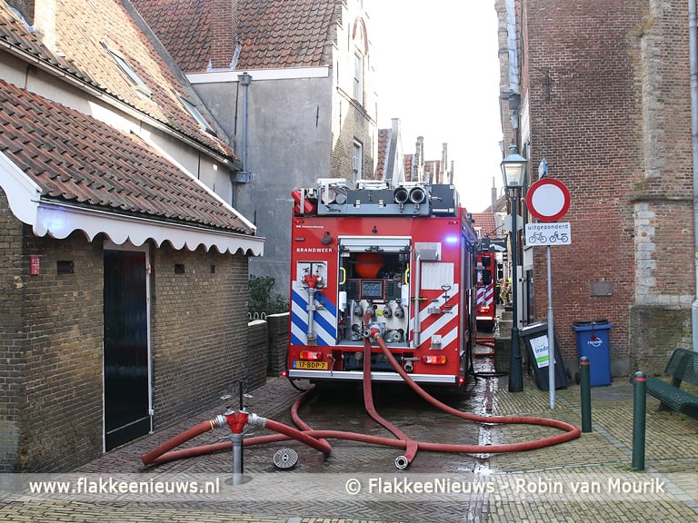 Brand in monumentaal pand Sommelsdijk