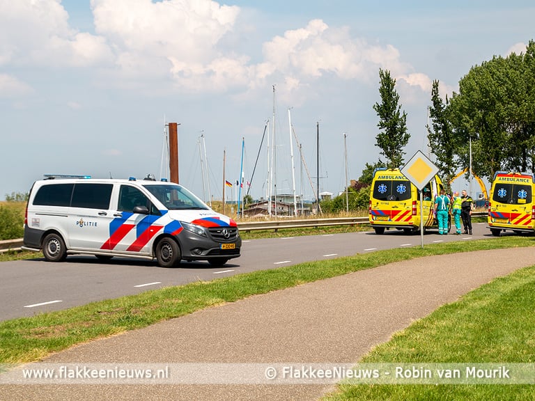 Scooterrijder ernstig gewond bij Havenhoofd Middelharnis