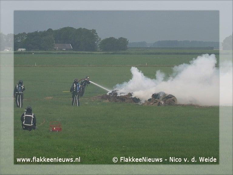 Grote brand in loods Dirksland