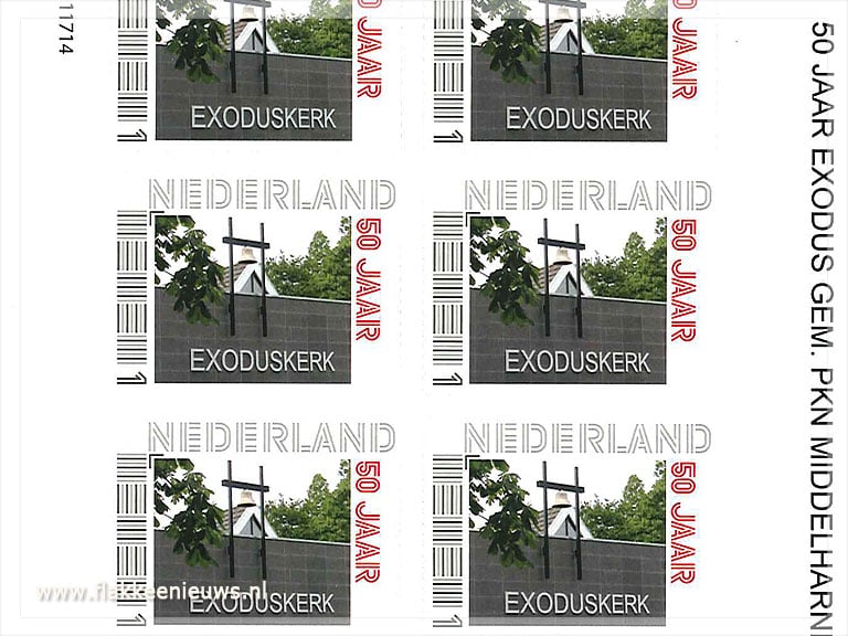 Uitgifte Exodus postzegel