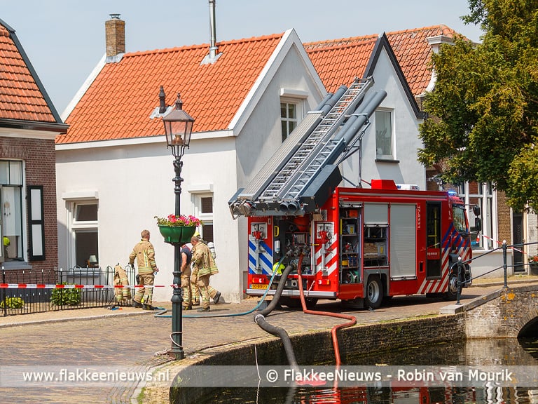 Tuinhuis in brand in Dirksland