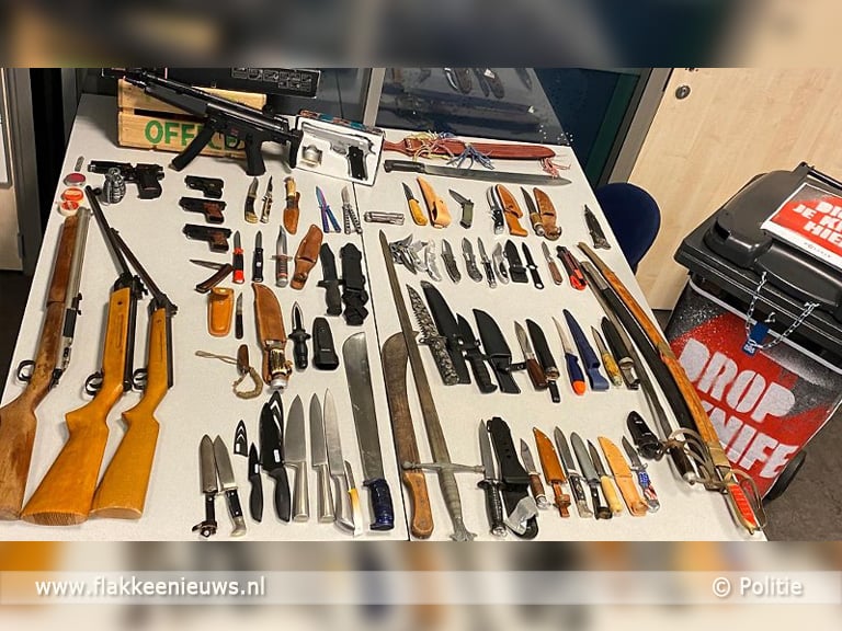 Ruim 400 wapens ingeleverd in regio Rotterdam