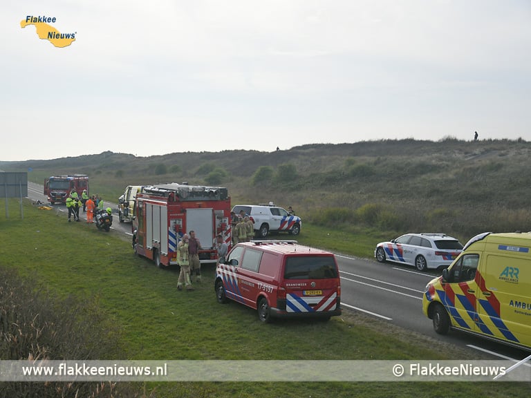 Dodelijk ongeval N57 bij Ouddorp