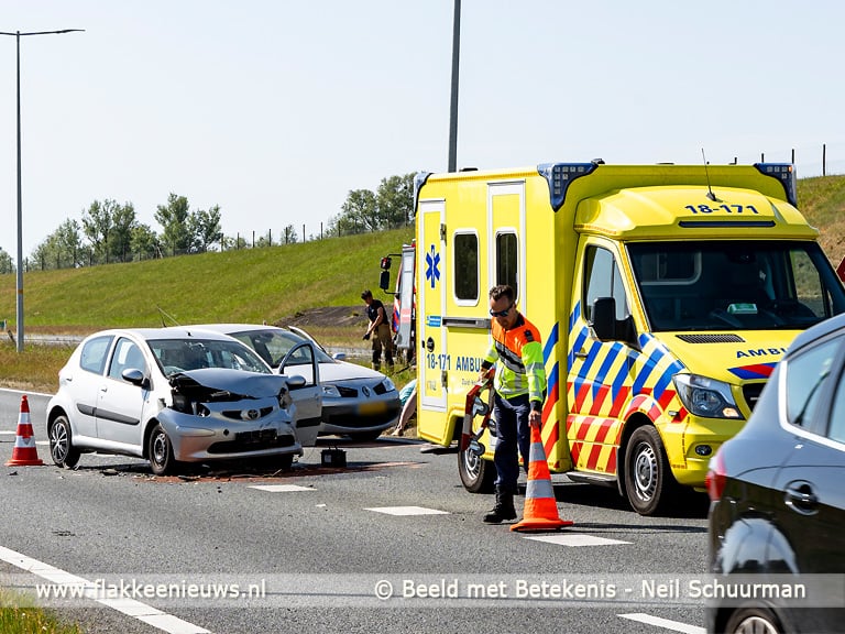 Twee gewonden bij ongeval N59