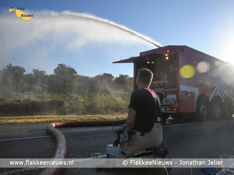 Grote duinbrand bij Ouddorp