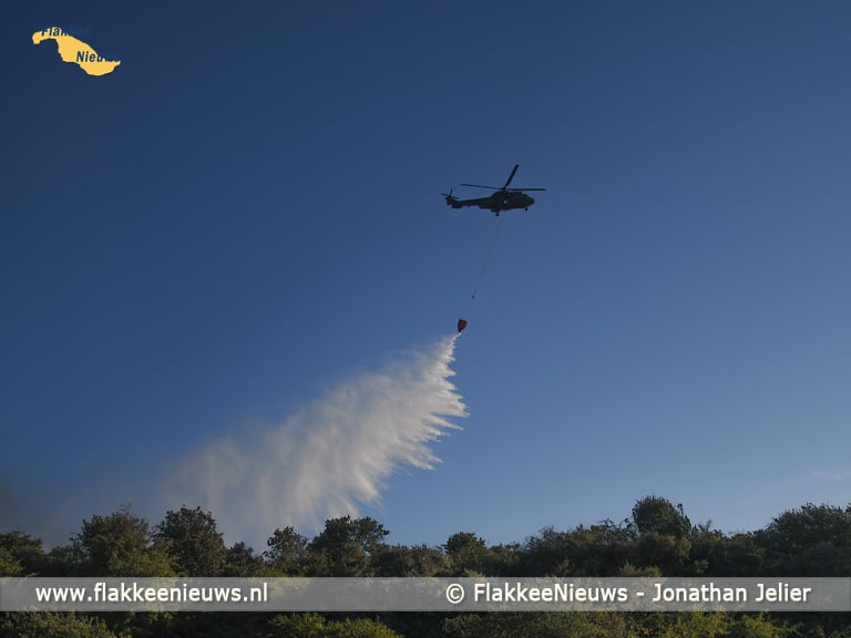 Grote duinbrand bij Ouddorp