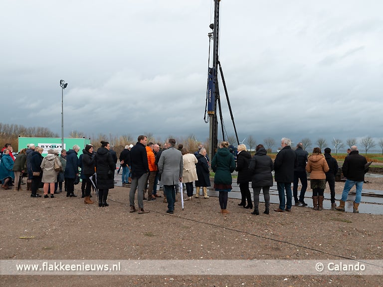 Eerste paal nieuwbouw hospice Calando Middelharnis