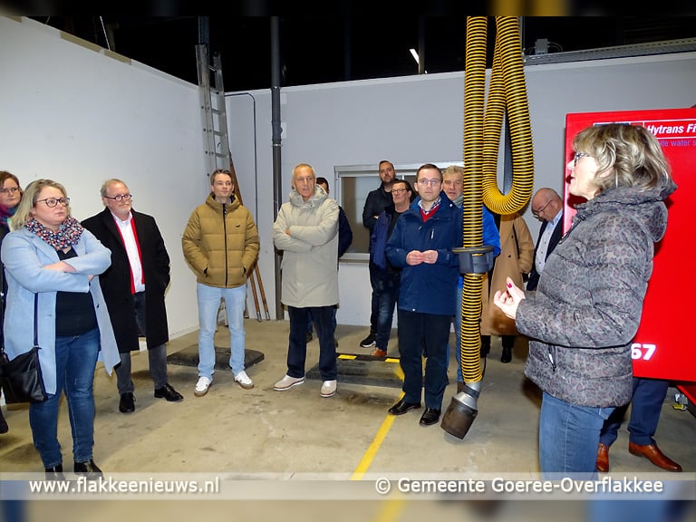 Veiligheidsavond gemeenteraad in brandweerkazerne Sommelsdijk