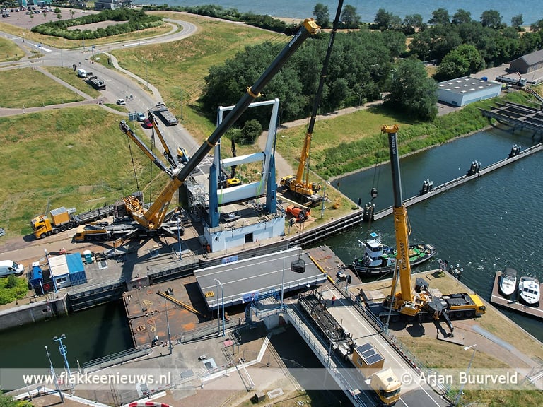 Goereesesluisbrug binnenkort weer toegankelijk voor verkeer