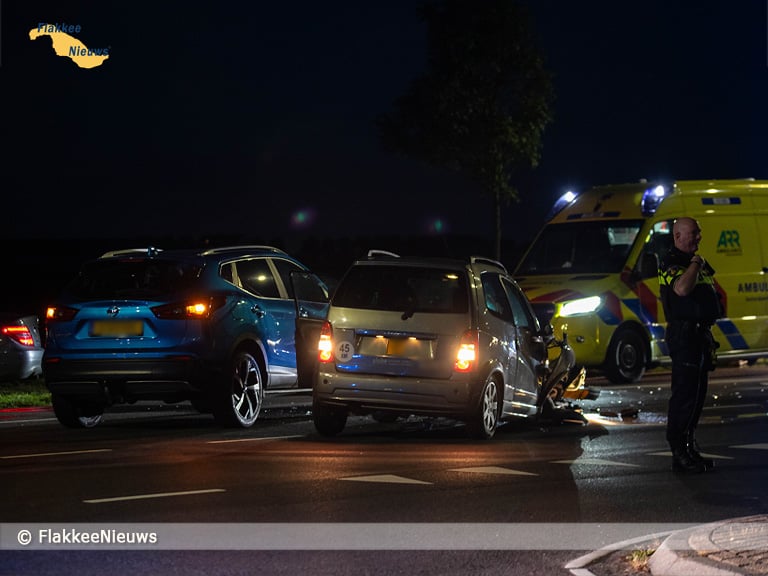 Twee gewonden bij aanrijding op Zuidelijke Randweg Middelharnis