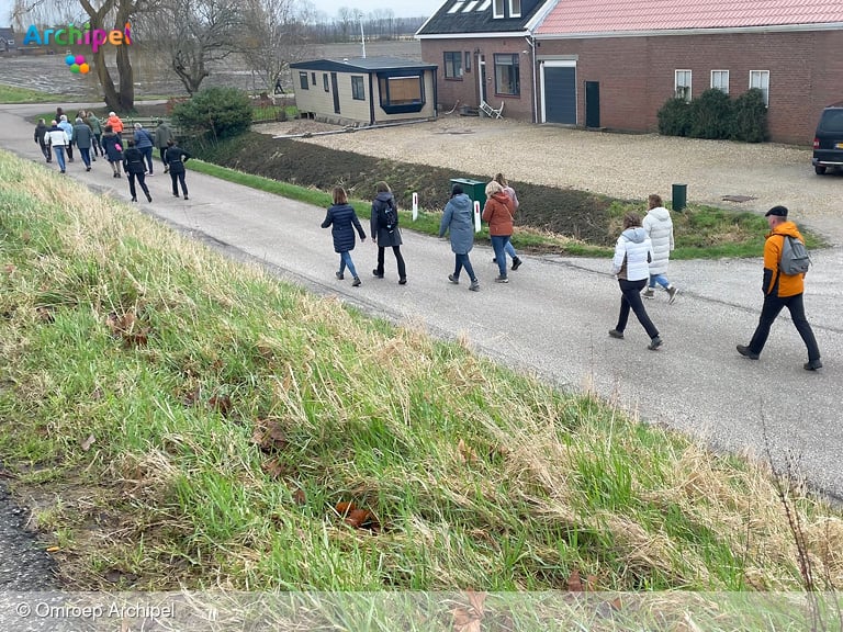 Wandelen en snert in Melissant