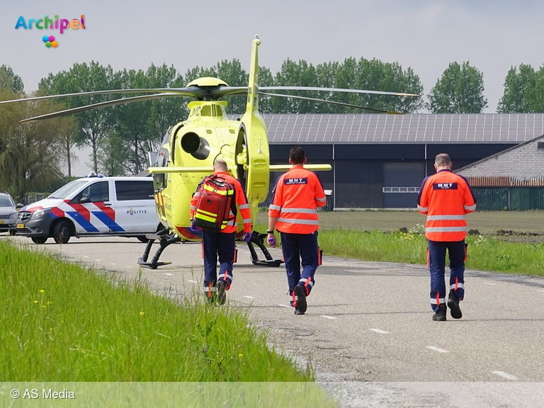 Motorrijder gewond na ongeval op Groeneweg in Nieuwe-Tonge