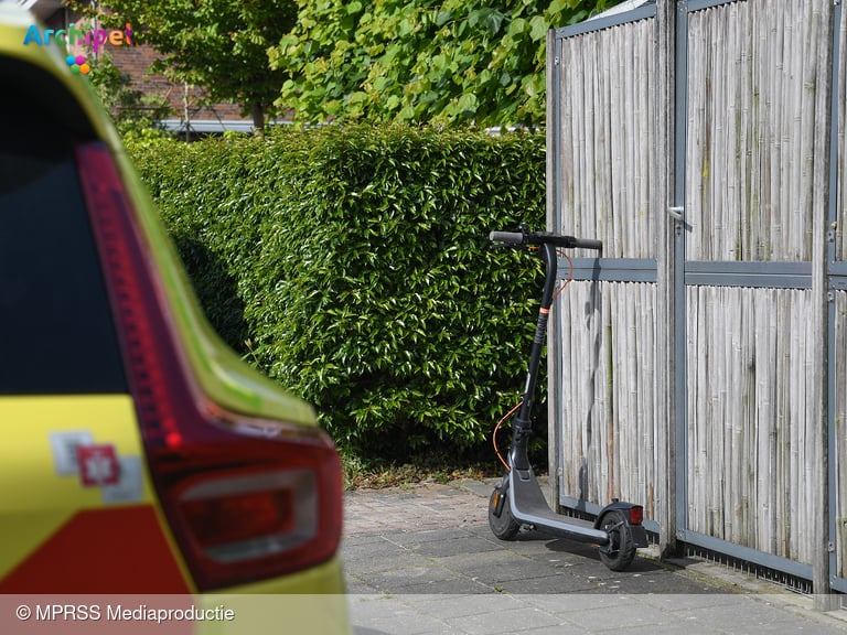 Ongeval met elektrische step in Middelharnis