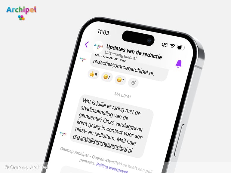 Word gratis lid van het Omroep Archipel Uitzendingskanaal op Facebook