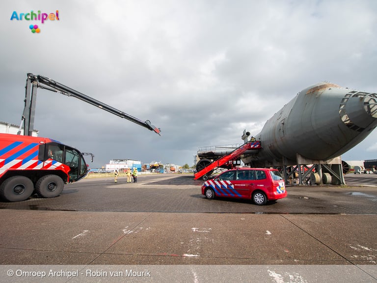 Spannende finale voor jeugdbrandweer Den Bommel op Schiphol