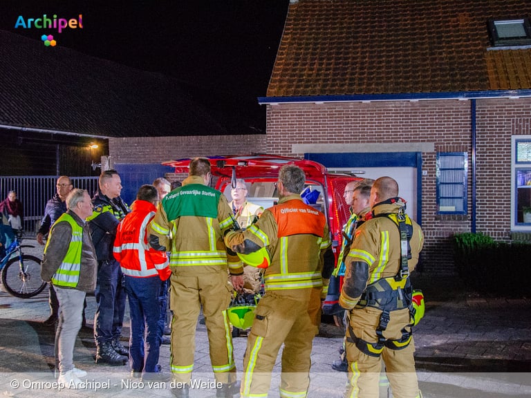 Brand in voormalig schoolgebouw in Sommelsdijk