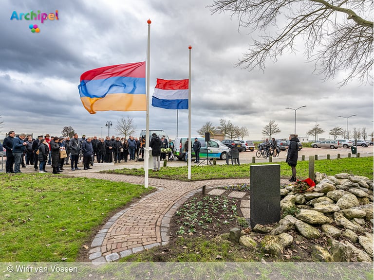 Bijzondere herdenking zeven soldaten Armeens bataljon