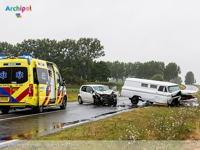 Vier voertuigen betrokken bij aanrijding