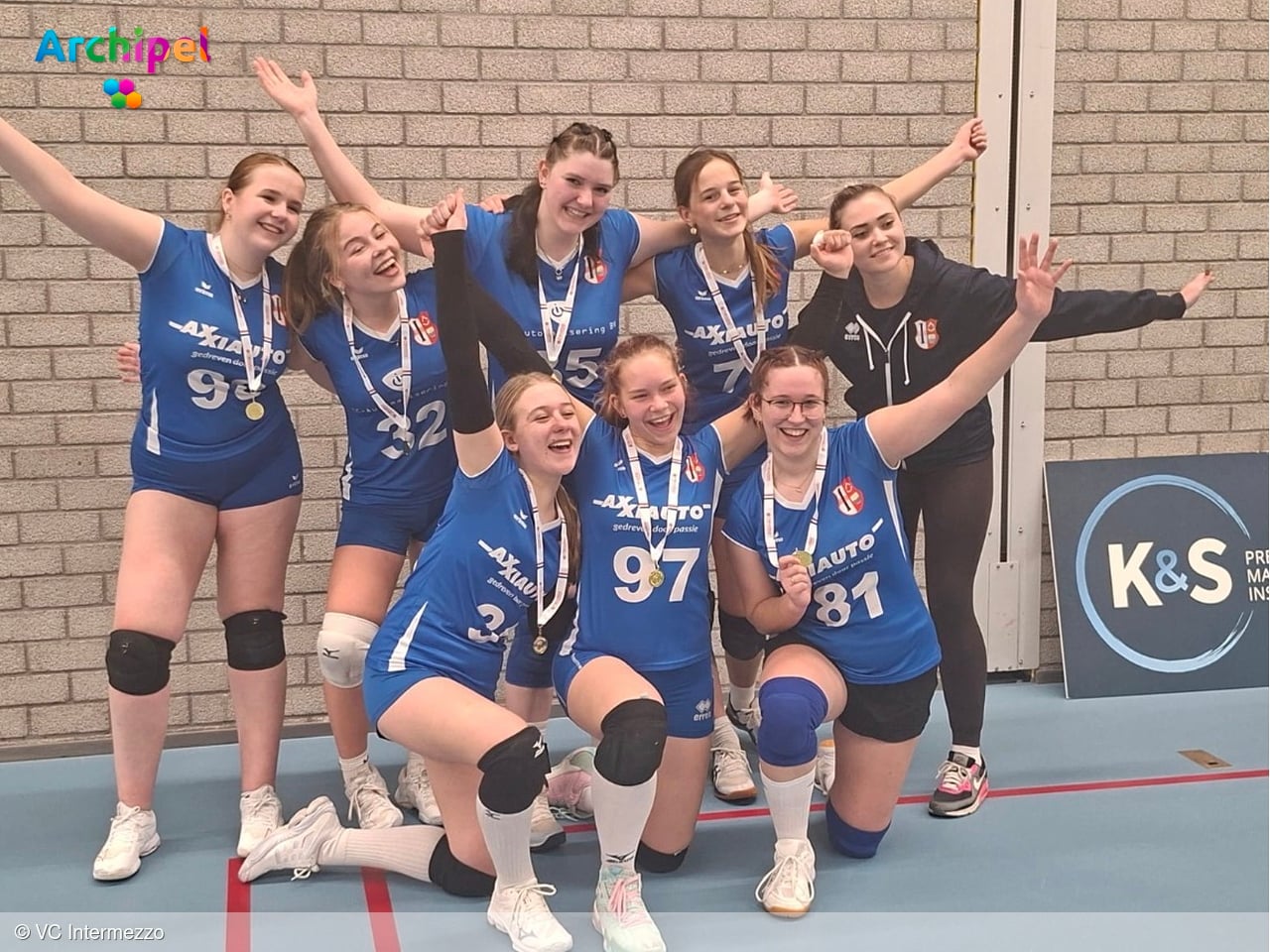 VC Intermezzo Meisjes A pakt kampioenstitel na bewogen seizoen