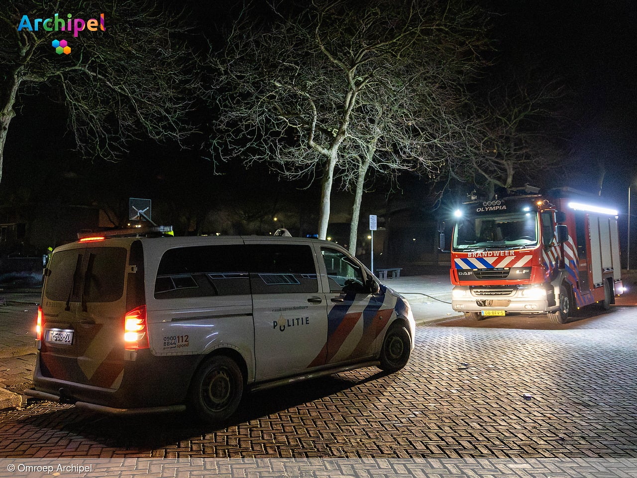 Diverse branden tijdens de jaarwisseling op Goeree-Overflakkee