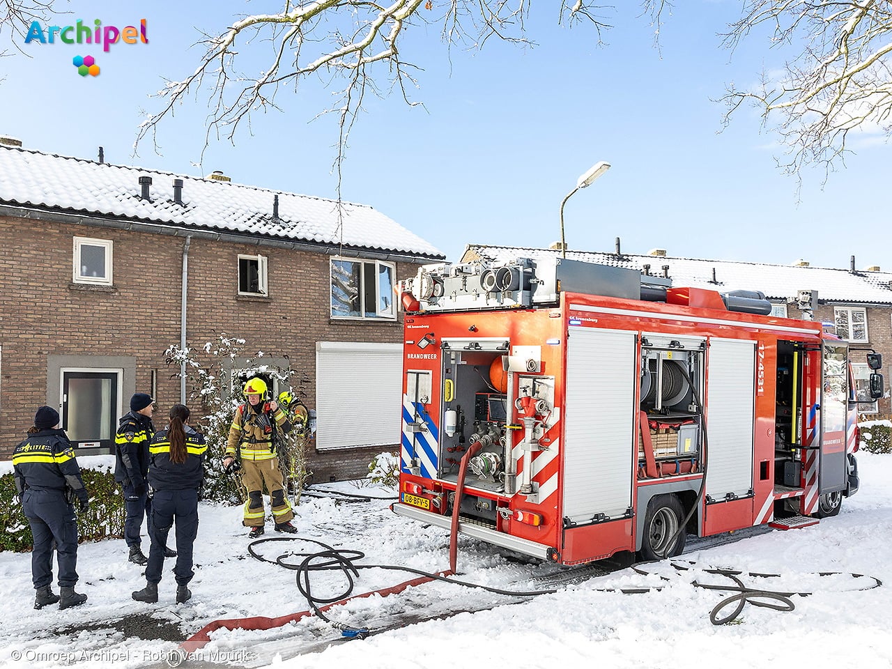 Kat overleden na brand in woning