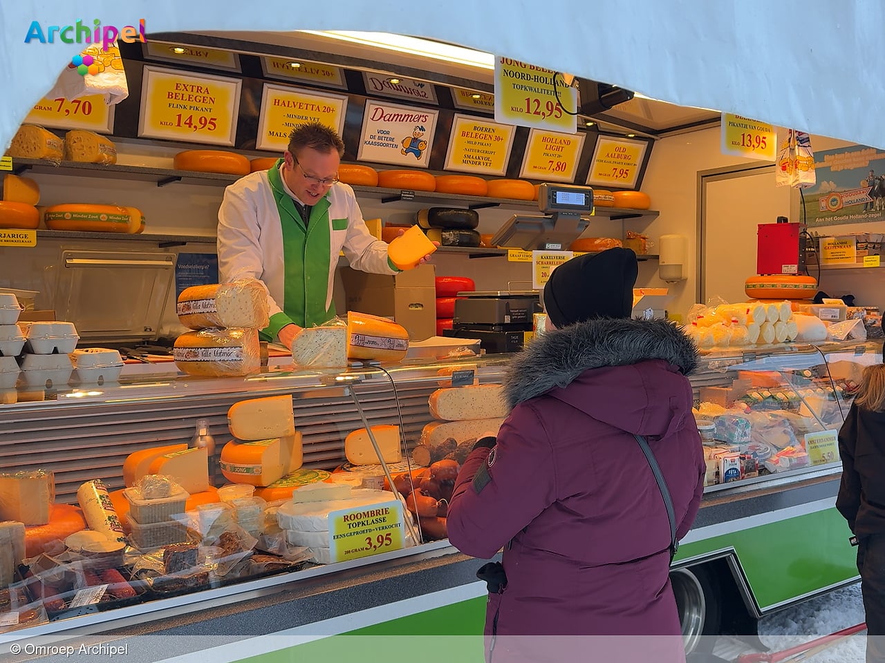 Winterweer, strooizout en een bescheiden weekmarkt