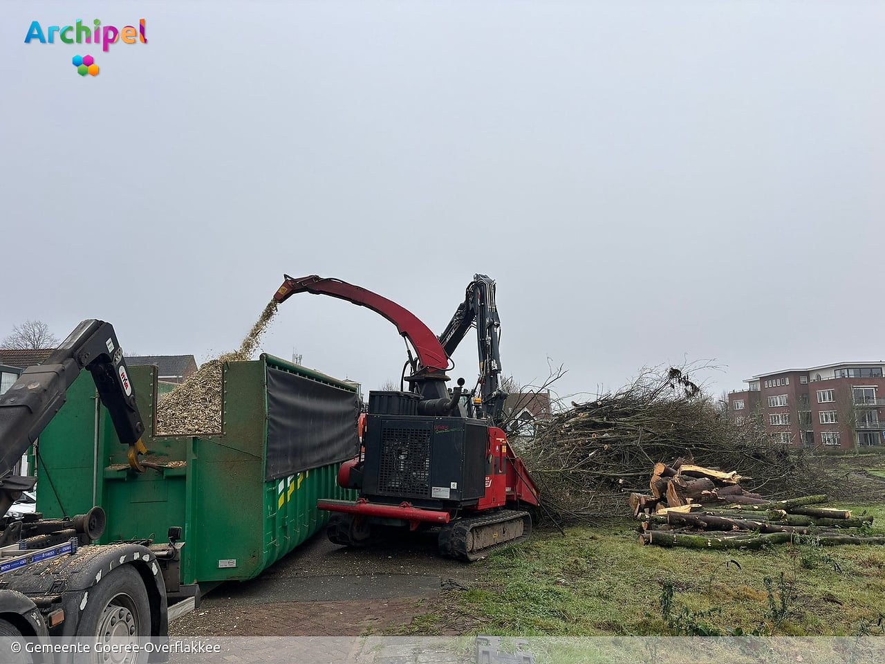 Bomen op het Spuiplein verwijderd