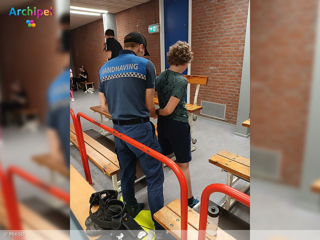 Boa's bezoeken freerunners van gymvereniging