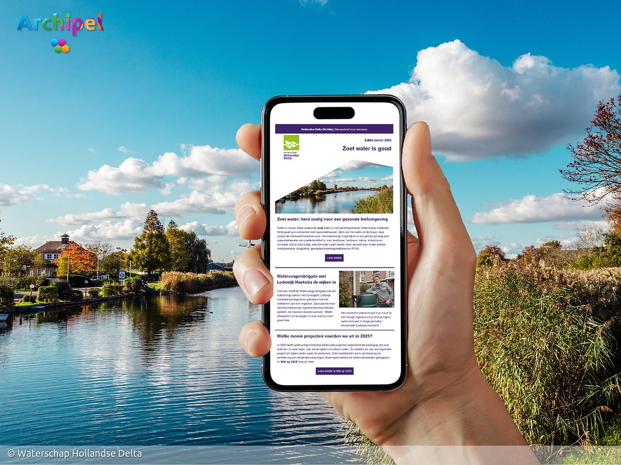 Waterschap introduceert digitale nieuwsbrief voor inwoners